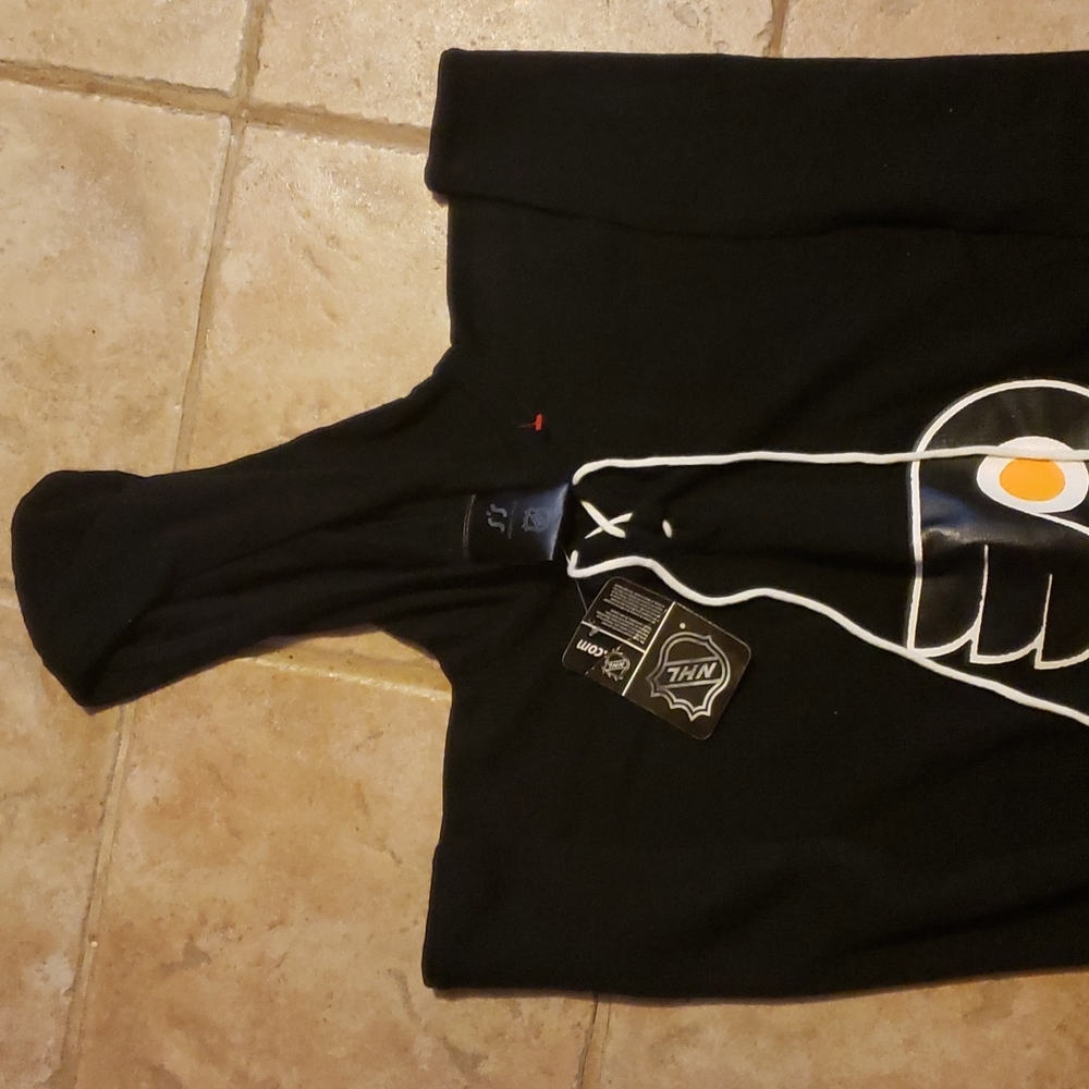 NHL Philadelphia  Flyers Sweater with hood NWT - Picture 2 of 3